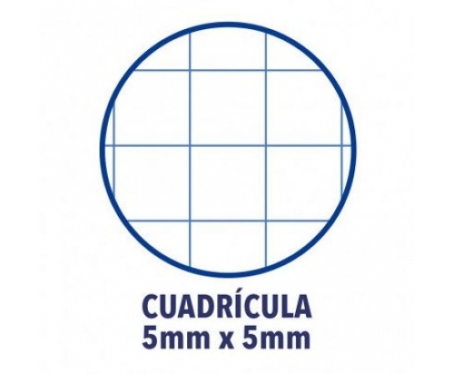 RECAMBIO OXFORD CLASSIC CUADERNO A4+ 80 HOJAS 90 GRAMOS 4 TALADROS CUADRICULA 5X5 ENMARCADO AZUL MARINO 400123672