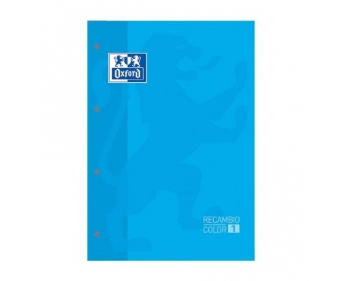 RECAMBIO OXFORD CLASSIC CUADERNO A4 A4+ 80 HOJAS 90 GRAMOS 4 TALADROS CUADRICULA 5X5 ENMARCADO 400123679