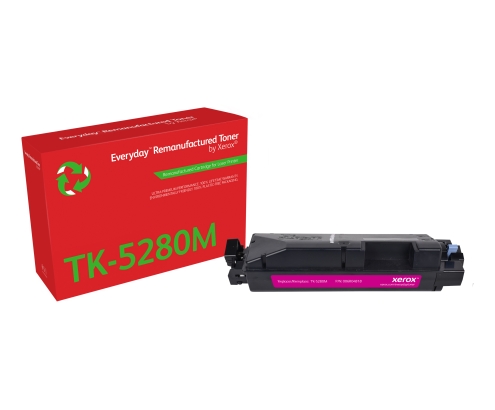 Remanufacturado Everyday Tóner Everyday™ Magenta remanufacturado de Xerox es compatible con Kyocera TK-5280M, Capacidad estándar