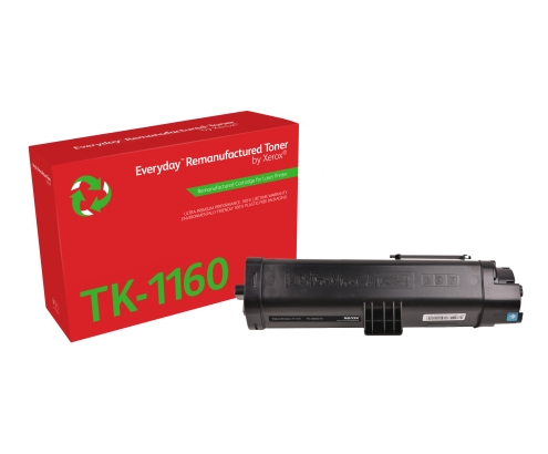 Remanufacturado Everyday Tóner Everyday™ Negro remanufacturado de Xerox es compatible con Kyocera TK-1160, Capacidad estándar