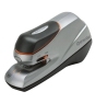 Rexel Grapadora Optima Grip eléctrica plateada/negra