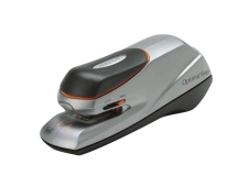 Rexel Grapadora Optima Grip eléctrica plateada/negra