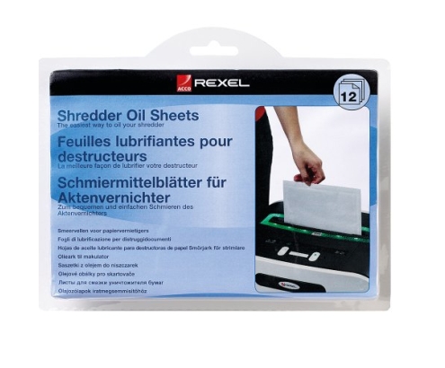 Rexel Láminas lubricantes para destructora (20)