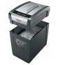 Rexel Momentum X410-SL triturador de papel Corte cruzado Negro, Gris