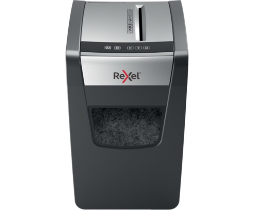 Rexel Momentum X410-SL triturador de papel Corte cruzado Negro, Gris