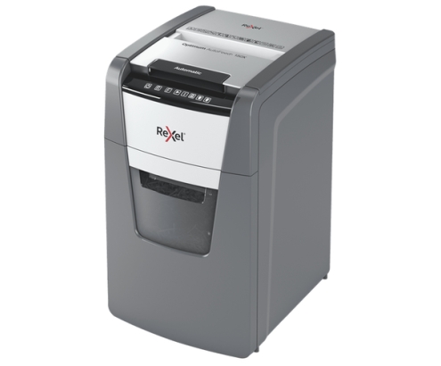 Rexel Optimum AutoFeed+ 150X A triturador de papel Corte cruzado 55 dB 22 cm Negro, Gris