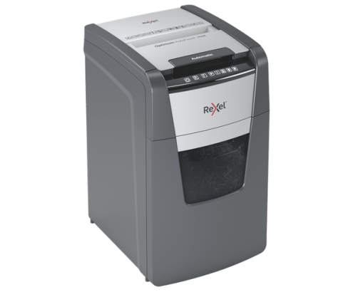 Rexel Optimum AutoFeed+ 150X A triturador de papel Corte cruzado 55 dB 22 cm Negro, Gris