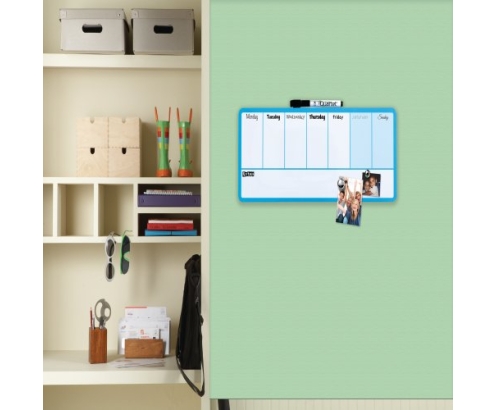 Rexel Organizador semanal magnético azul (140 x 360 mm)