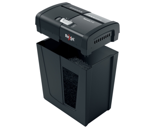 Rexel Secure X10 triturador de papel Corte cruzado 70 dB Negro