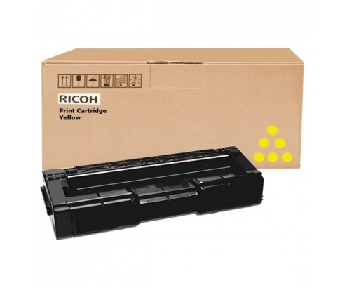 Ricoh 407639 cartucho de tóner 1 pieza Original Amarillo