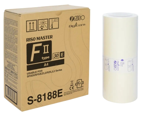 Riso S-8188E lámina transparente para impresión A4 (210×297 mm) Blanco