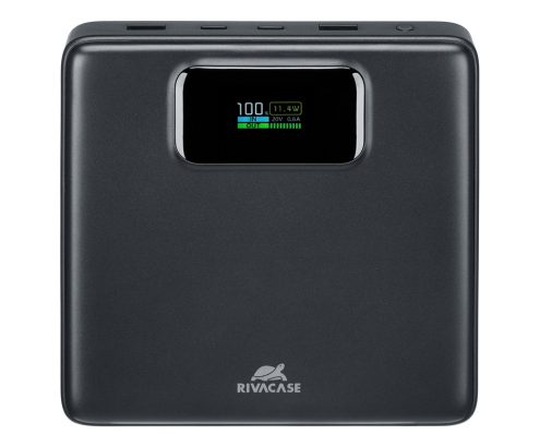 Rivacase Turbo Polímero de litio 25800 mAh Negro