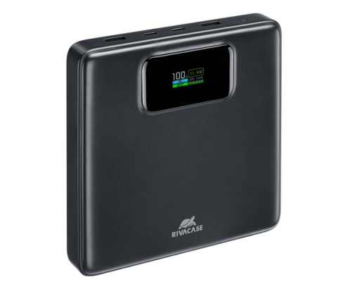 Rivacase Turbo Polímero de litio 25800 mAh Negro