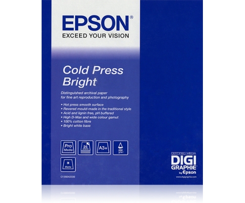 Rollo de papel epson cold press bright 60 mate C13S042316