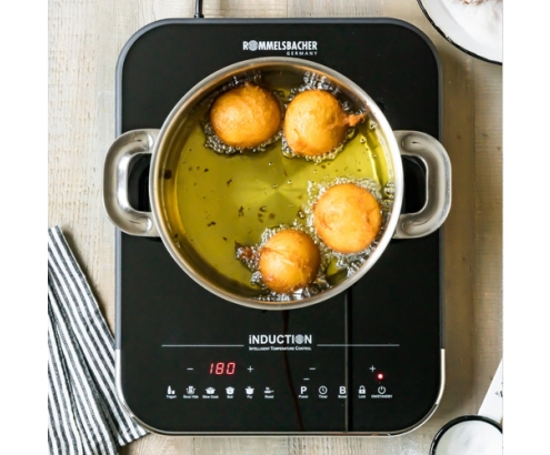 Rommelsbacher CTS 2000/IN hobs Negro, Plata Encimera Con placa de inducción 1 zona(s)
