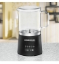Rommelsbacher MS 625 espumador o calentador de leche Automático Negro, Acero inoxidable