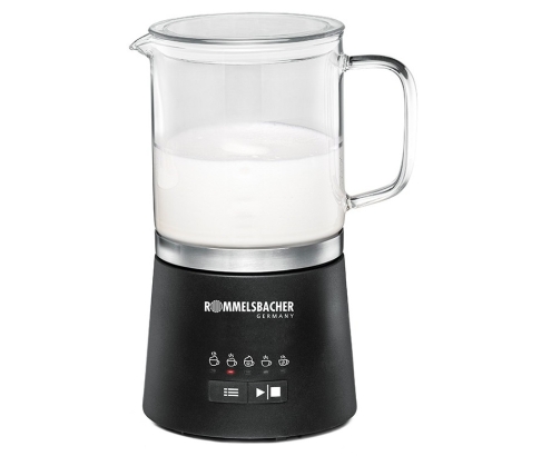 Rommelsbacher MS 625 espumador o calentador de leche Automático Negro, Acero inoxidable