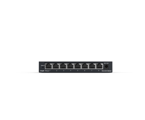 Ruijie Networks RG-ES108GD switch No administrado Gigabit Ethernet (10/100/1000) Negro