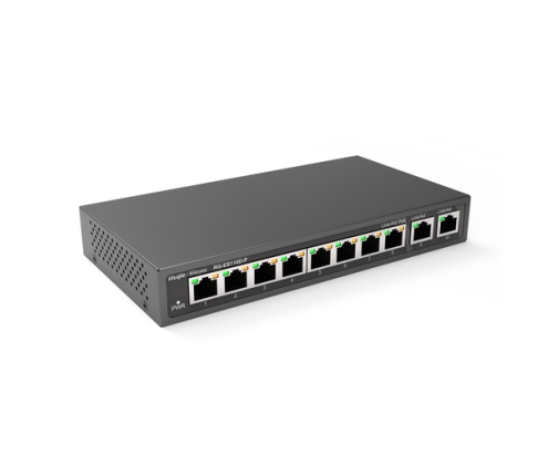 Ruijie Networks RG-ES110D-P switch No administrado Fast Ethernet (10/100) Energía sobre Ethernet (PoE) Negro