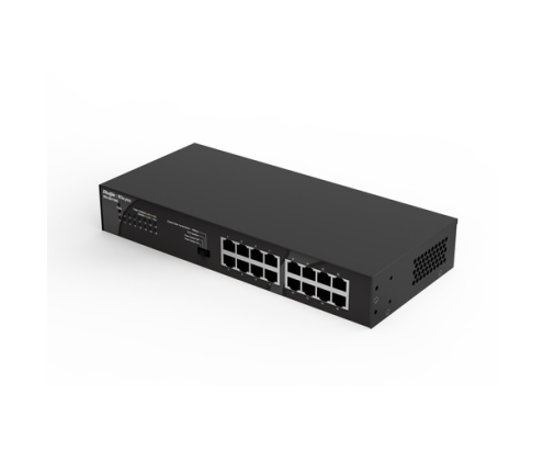 Ruijie Networks RG-ES116G switch No administrado Gigabit Ethernet (10/100/1000) Negro