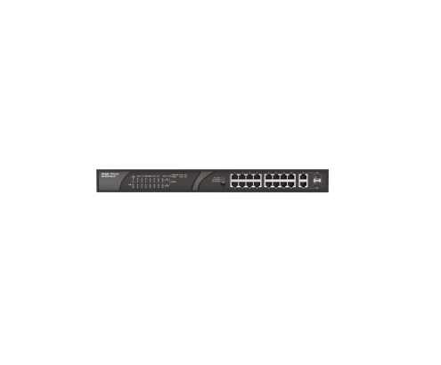 Ruijie Networks RG-ES118S-LP switch No administrado Fast Ethernet (10/100) Energía sobre Ethernet (PoE) Negro