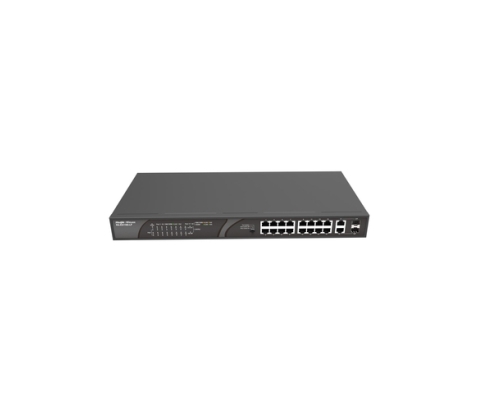 Ruijie Networks RG-ES118S-LP switch No administrado Fast Ethernet (10/100) Energía sobre Ethernet (PoE) Negro