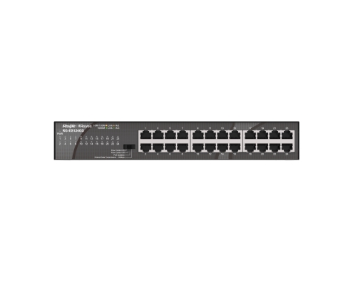 Ruijie Networks RG-ES124GD switch No administrado Gigabit Ethernet (10/100/1000) Negro