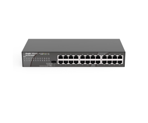 Ruijie Networks RG-ES124GD switch No administrado Gigabit Ethernet (10/100/1000) Negro