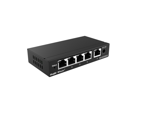 Ruijie Networks RG-ES205GC switch Gestionado L2 Gigabit Ethernet (10/100/1000) Negro