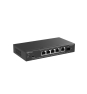Ruijie Networks RG-ES206MG-P switch Gestionado L2 2.5G Ethernet (100/1000/2500) Energía sobre Ethernet (PoE) Montaje en pared/escritorio Negro