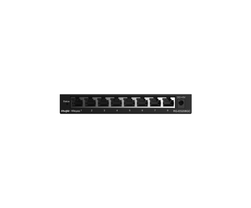 Ruijie Networks RG-ES208GC switch Gestionado L2 Gigabit Ethernet (10/100/1000) Gris