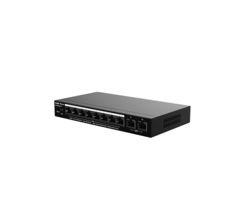 Ruijie Networks RG-ES210GC-LP switch Gestionado L2 Gigabit Ethernet (10/100/1000) Energía sobre Ethernet (PoE) Negro