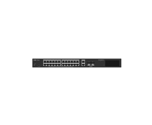 Ruijie Networks RG-ES228GS-LP switch Gestionado L2 Gigabit Ethernet (10/100/1000) Energía sobre Ethernet (PoE) Escritorio Negro