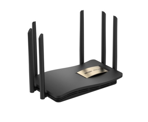 Ruijie Networks RG-EW1200G PRO router inalámbrico Gigabit Ethernet Doble banda (2,4 GHz / 5 GHz) Negro