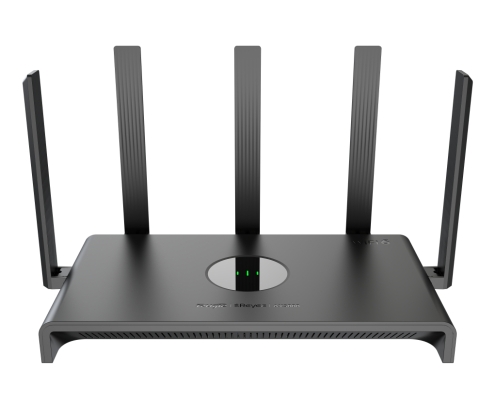 Ruijie Networks RG-EW3000GX PRO router inalámbrico Gigabit Ethernet Doble banda (2,4 GHz / 5 GHz) Negro