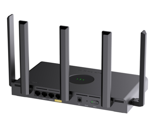 Ruijie Networks RG-EW3000GX PRO router inalámbrico Gigabit Ethernet Doble banda (2,4 GHz / 5 GHz) Negro