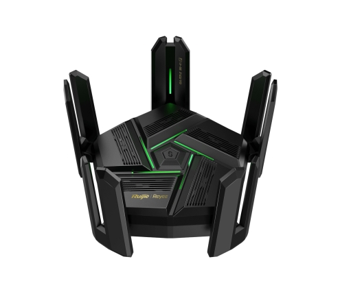 Ruijie Networks RG-EW7200BE PRO router inalámbrico Doble banda (2,4 GHz / 5 GHz) Negro