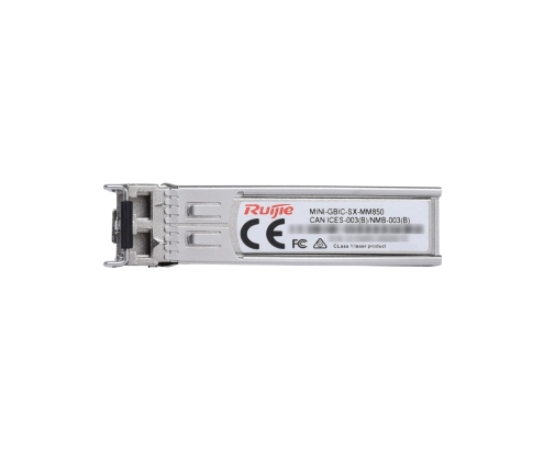 Ruijie Networks RG-MINI-GBIC-SXMM850 red modulo transceptor Fibra óptica 1000 Mbit/s SFP 850 nm