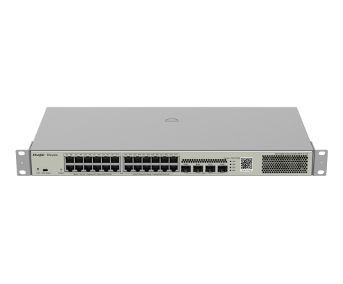 Ruijie Networks RG-NBS3100-24GT4SFP-P-V2 switch Gestionado L2 Gigabit Ethernet (10/100/1000) Energía sobre Ethernet (PoE) Metálico