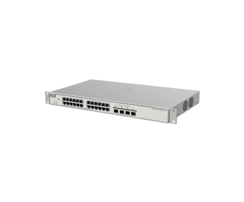 Ruijie Networks RG-NBS5200-24GT4XS-P-V2 switch Gestionado L3 Gigabit Ethernet (10/100/1000) Energía sobre Ethernet (PoE) 1U Gris