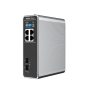 Ruijie Networks RG-NIS2100 Gestionado L2 Gigabit Ethernet (10/100/1000) Energía sobre Ethernet (PoE) Negro, Acero inoxidable