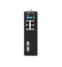 Ruijie Networks RG-NIS2100 Gestionado L2 Gigabit Ethernet (10/100/1000) Energía sobre Ethernet (PoE) Negro, Acero inoxidable