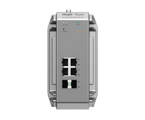 Ruijie Networks RG-NIS3100-4GT2SFP-HP switch Gestionado L2 Gigabit Ethernet (10/100/1000) Energía sobre Ethernet (PoE) Gris