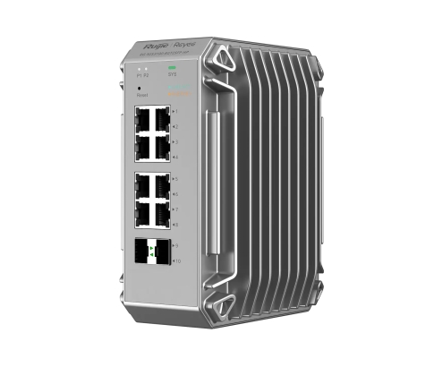 Ruijie Networks RG-NIS3100-8GT2SFP-HP switch Gestionado L2 Gigabit Ethernet (10/100/1000) Energía sobre Ethernet (PoE) Gris