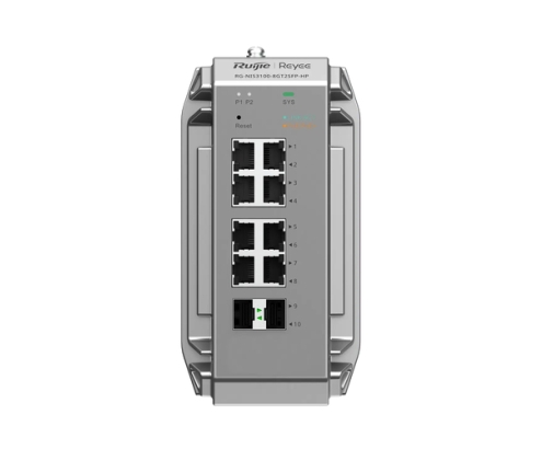 Ruijie Networks RG-NIS3100-8GT2SFP-HP switch Gestionado L2 Gigabit Ethernet (10/100/1000) Energía sobre Ethernet (PoE) Gris