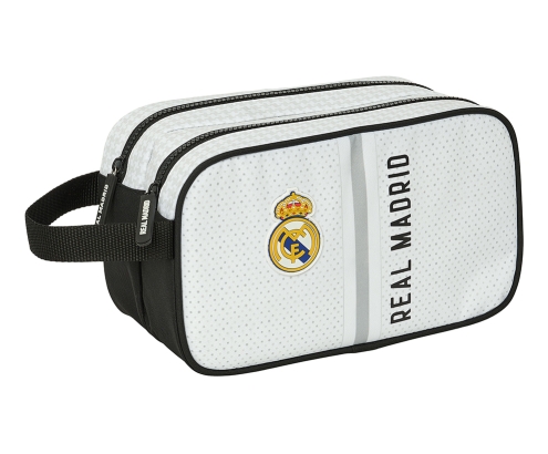 Safta 812454518 neceser y maletín neceser Bolsa de aseo 5 L Negro, Blanco
