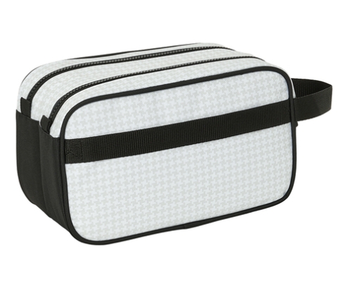 Safta 812454518 neceser y maletín neceser Bolsa de aseo 5 L Negro, Blanco