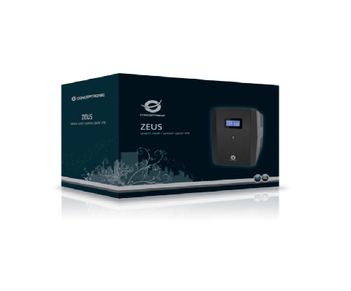 SAI CONCEPTRONIC 1200VA 720W 2 SHUCKO + 3 IEC PROTECCION PUERTO LAN MODEM ZEUS03EM