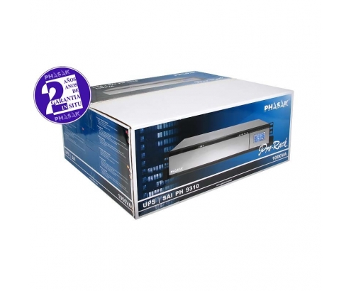 SAI PHASAK 1000VA RACK 19P ON-LINE BLANCO PH 9310