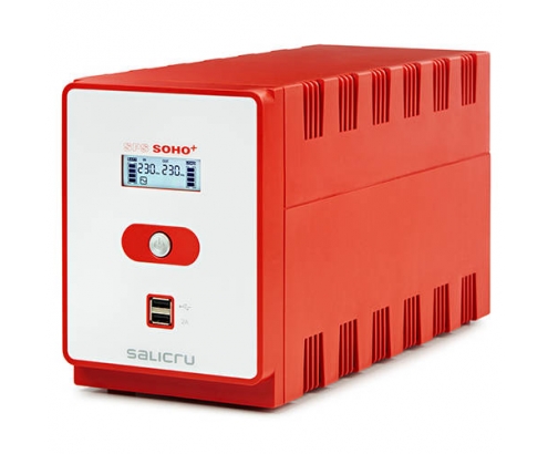 SAI SALICRU SPS 1200 SOHO+ IEC SISTEMA DE ALIMENTACION ININTERRUMPIDA 1200 VA DOBLE CARGADOR USB 647CA000010